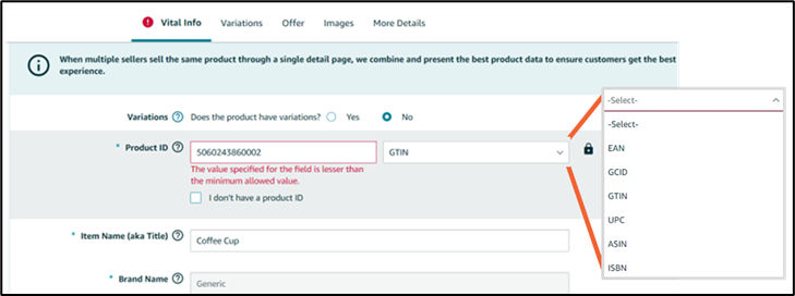 Selecting the Correct Product ID 