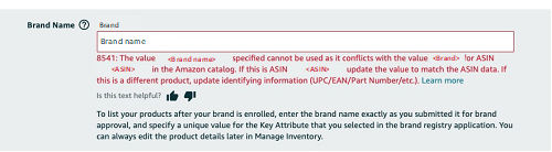 Providing Proof of Brand Ownership 