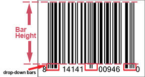 Barcode Drop-Down Bars