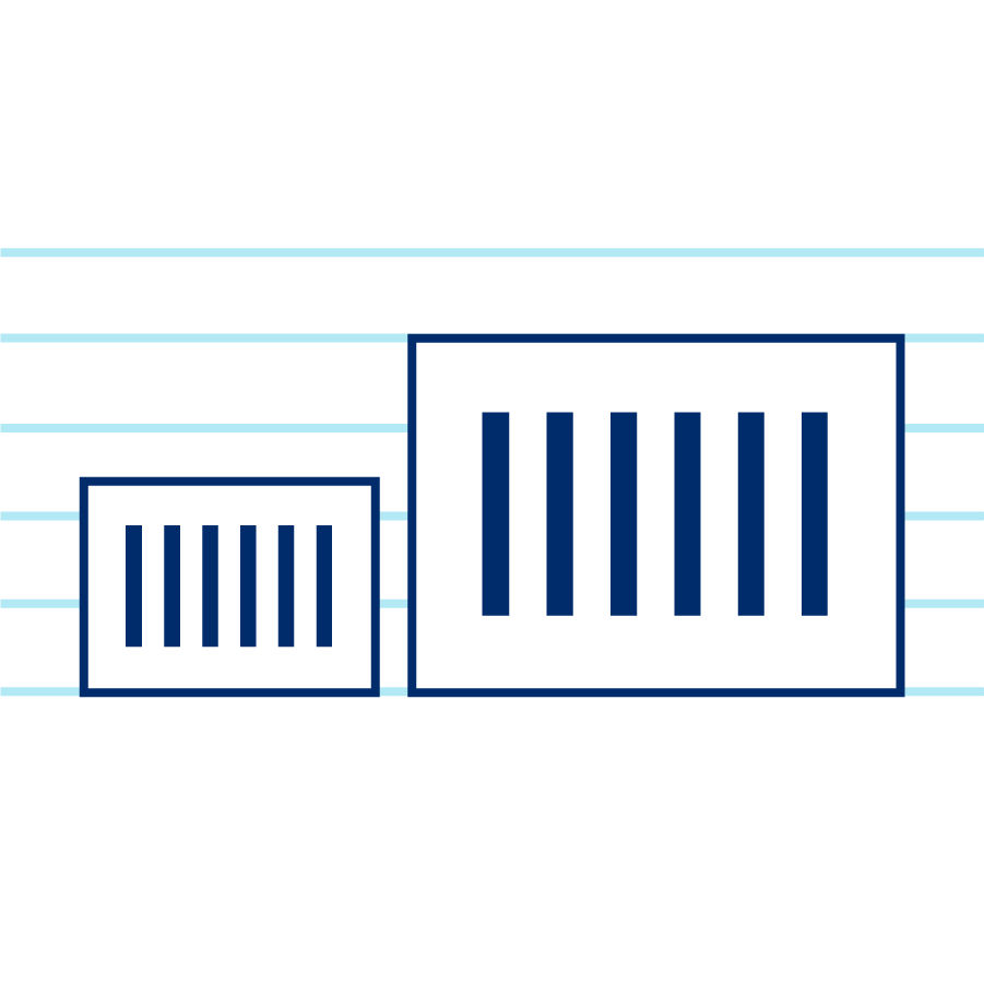 Selecting the Barcode Size