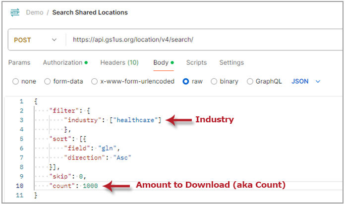 API Count Example