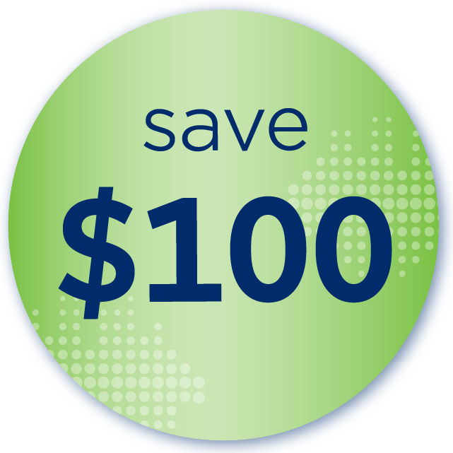 save $100