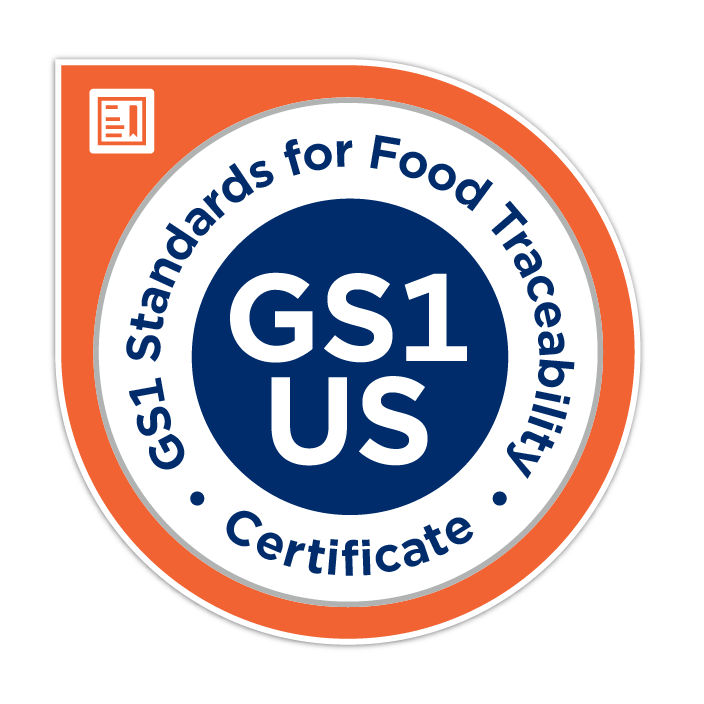 GS1 Standards for Food Traceability Certificate Badge