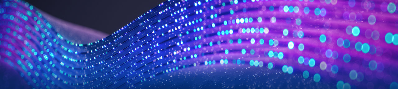 abstract image of data moving