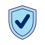 checkmark on shield icon