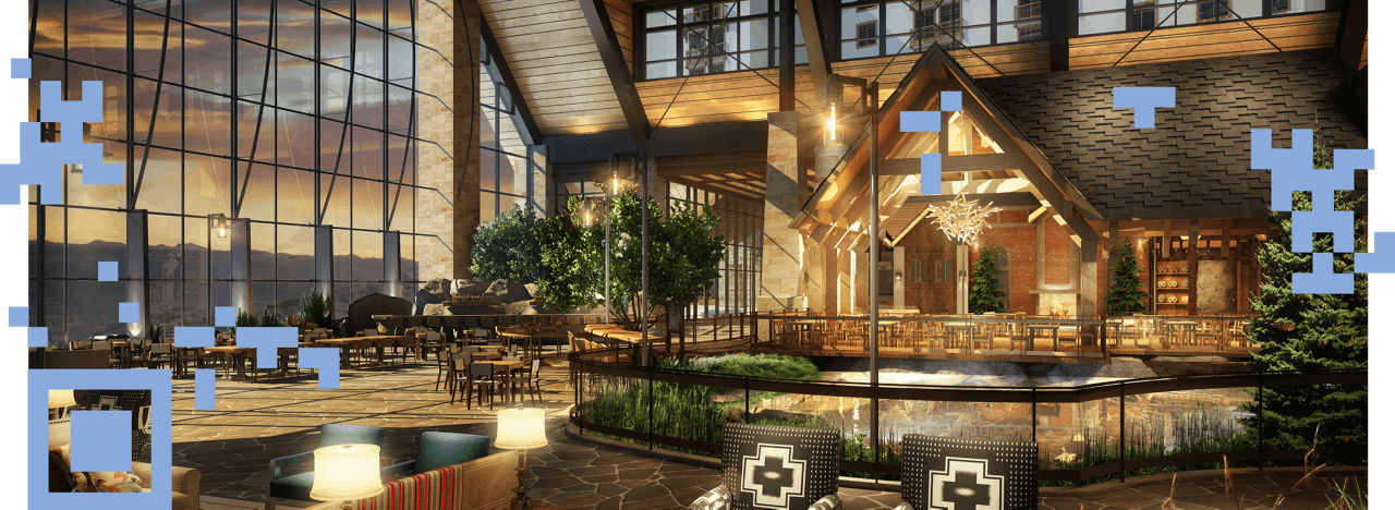 Interior photo of Gaylord Rockies Resort & Convention Center
