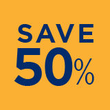 Save 50% graphic