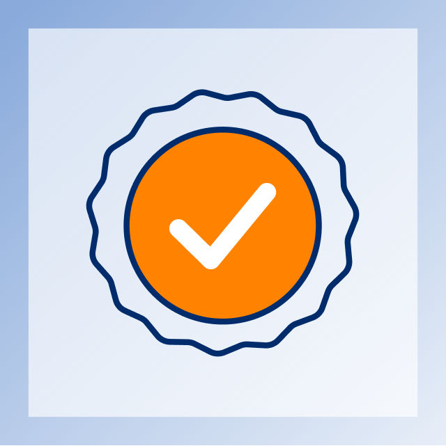 Graphic of a seal of quality