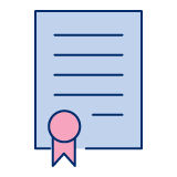 document with seal icon