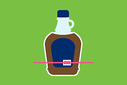 syrup bottle illustration